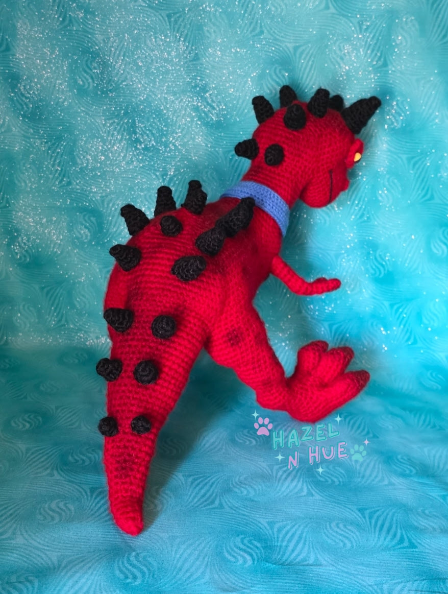 Red dinosaur