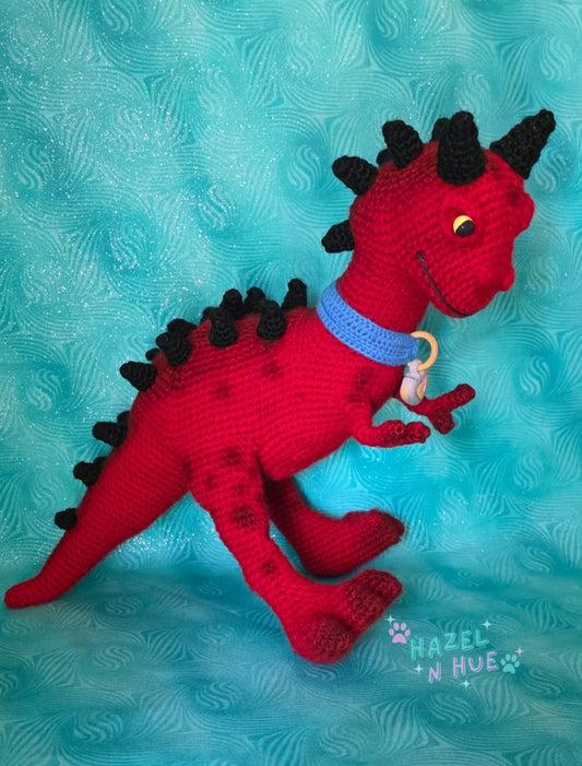Red dinosaur