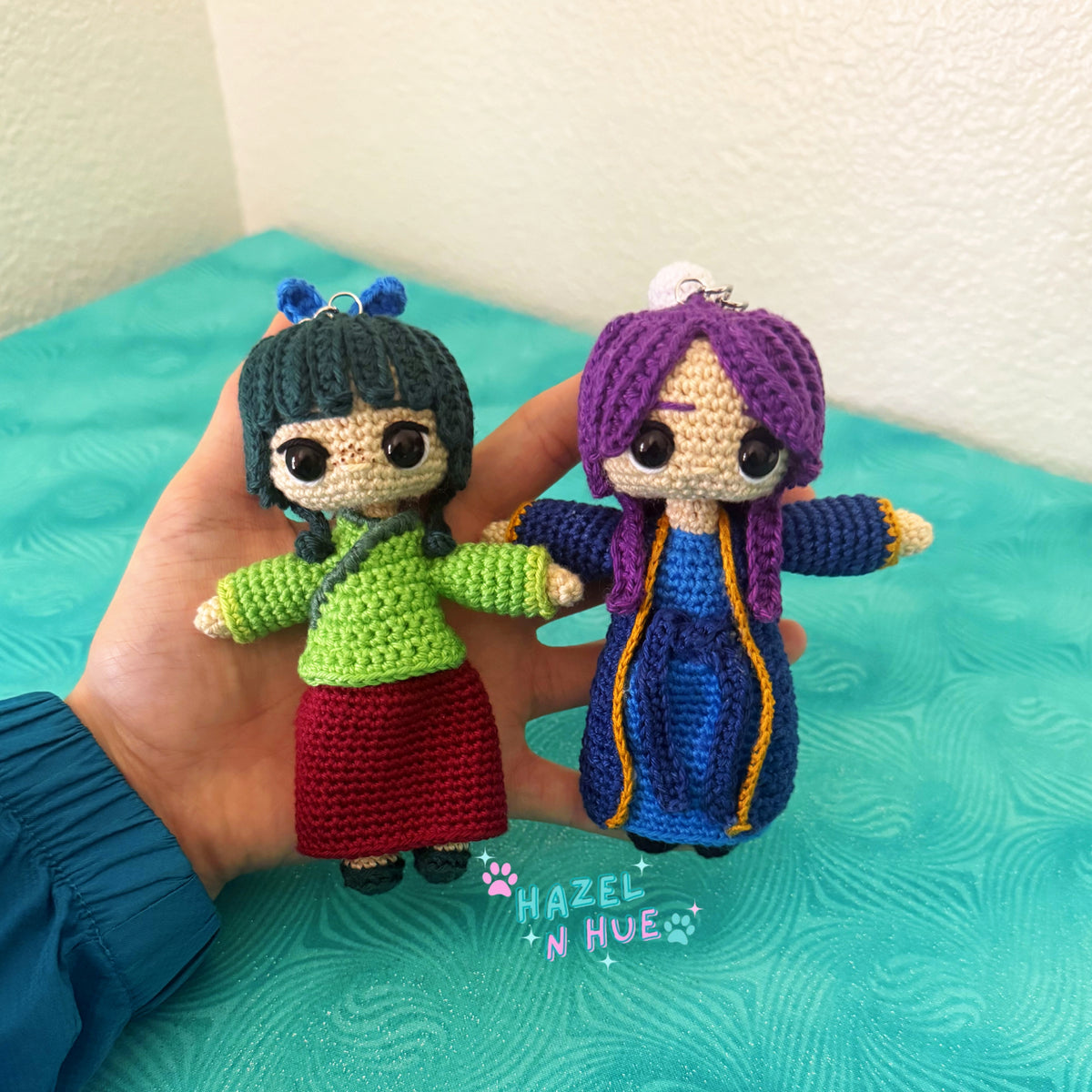 Herbal Lady/Moon prince keychains