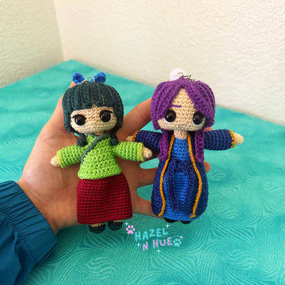 Herbal Lady/Moon prince keychains