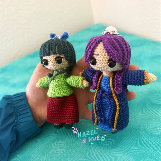 Herbal Lady/Moon prince keychains