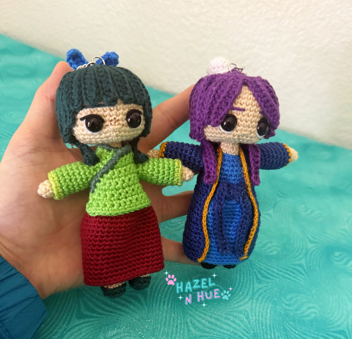 Herbal Lady/Moon prince keychains