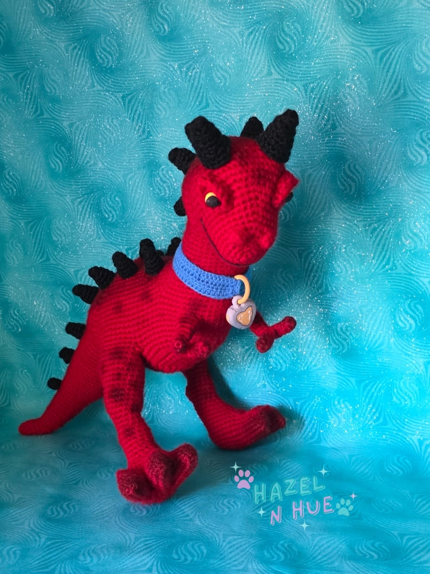 Red dinosaur