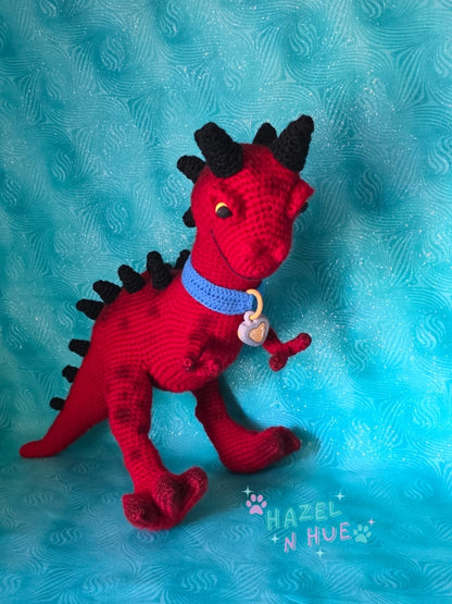 Red dinosaur